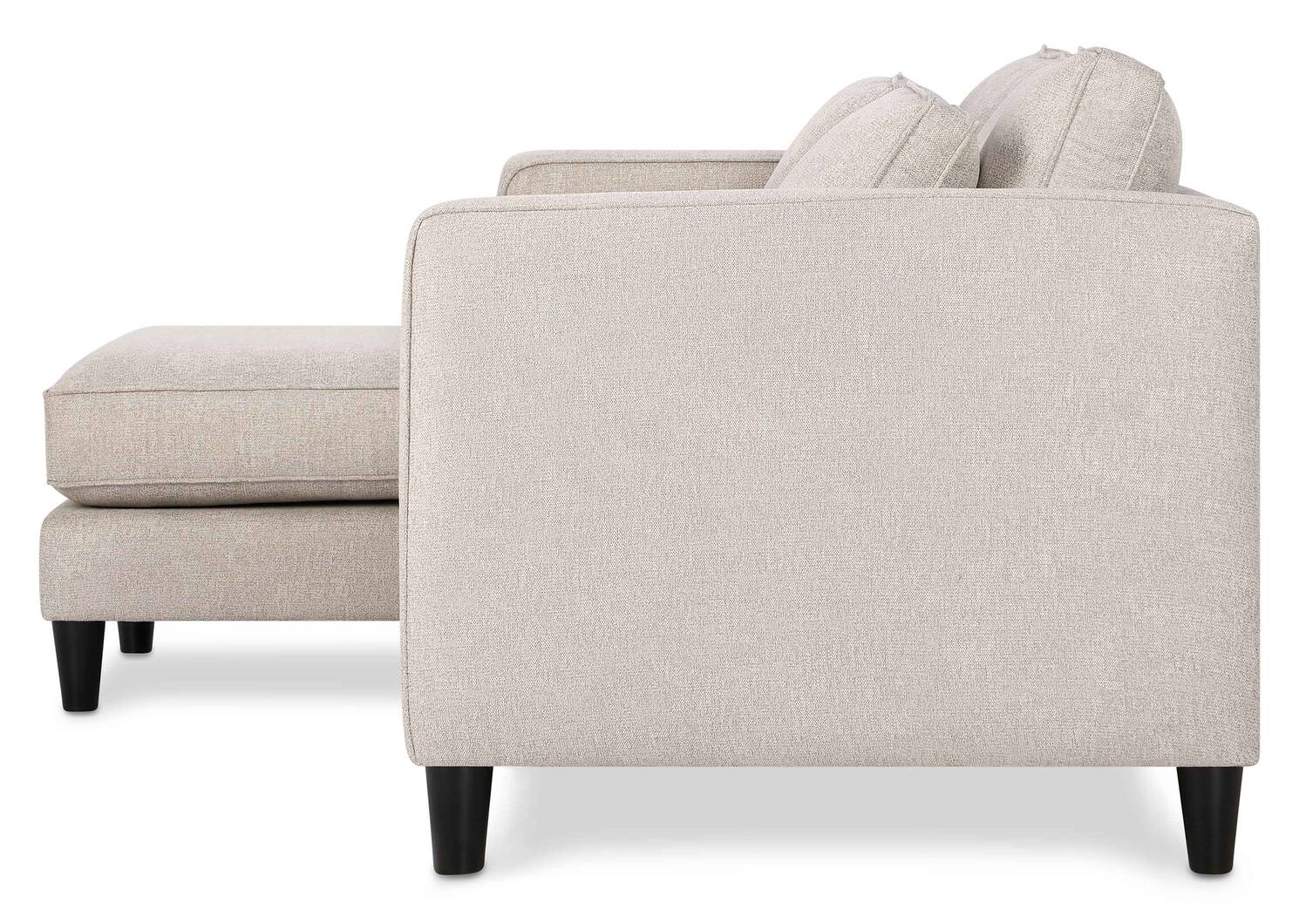 Lure Sofa Chaise -Aiden Platinum