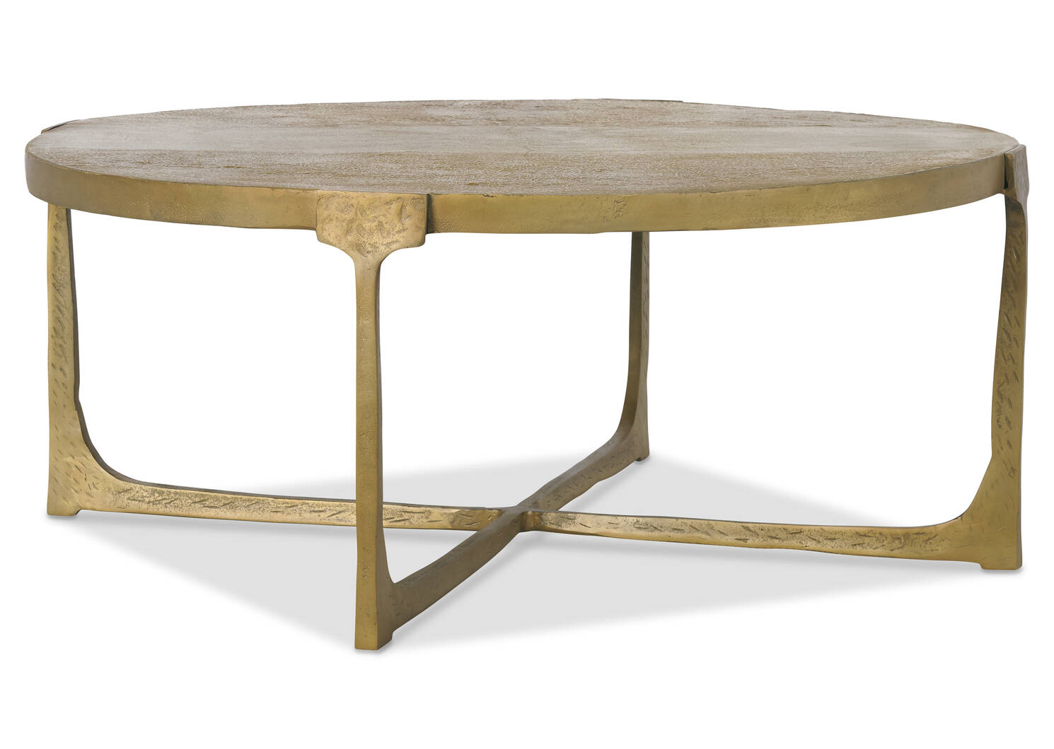 Prescott Coffee Table -Brass