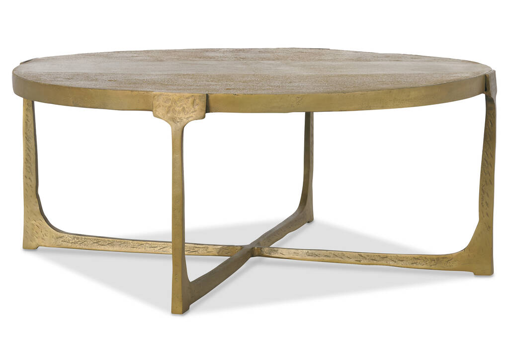 Prescott Coffee Table -Brass