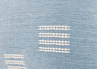 Perl Embroidered Pillow 20x20 Blue Fo
