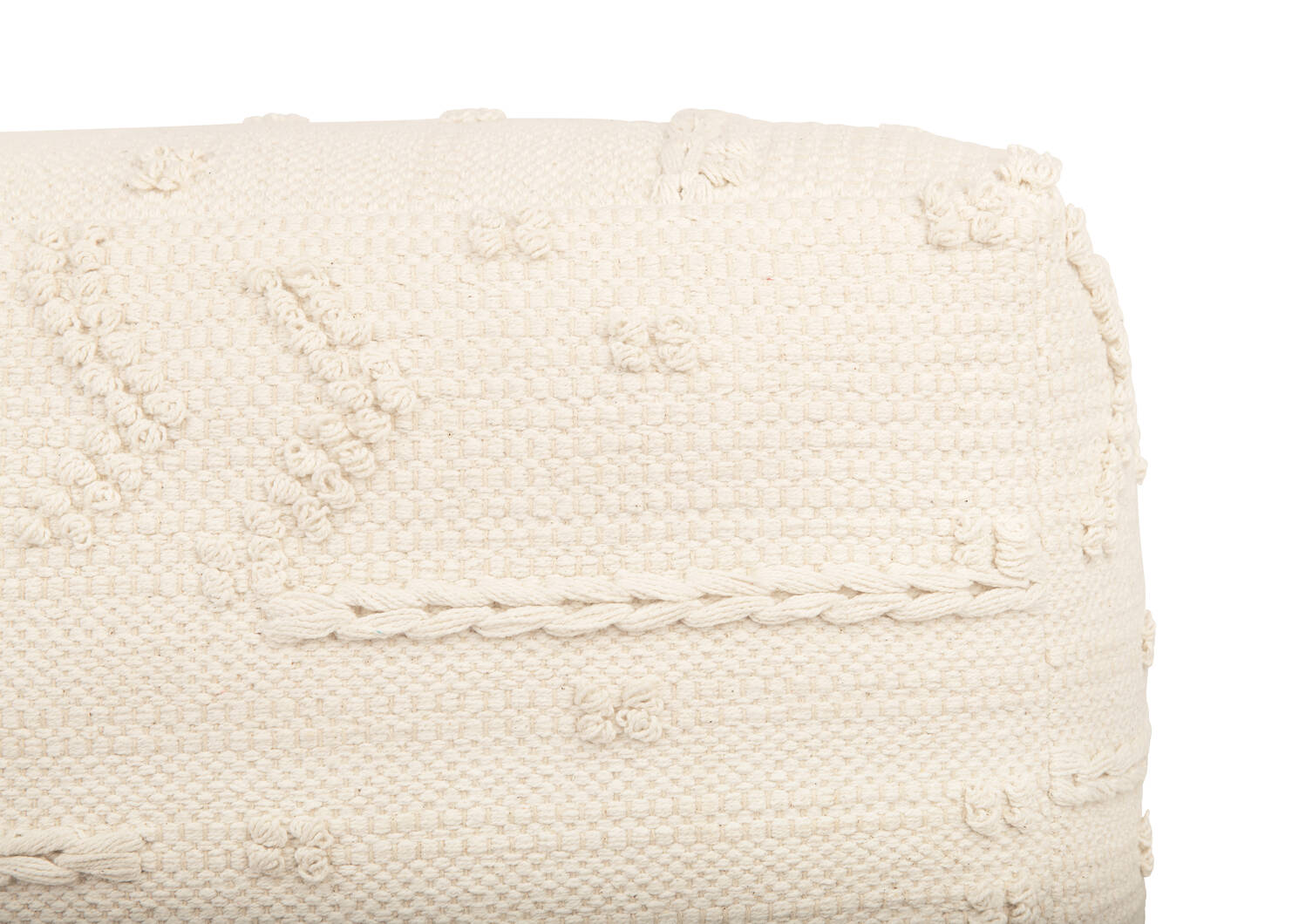 Birgitte Cotton Pouf Natural