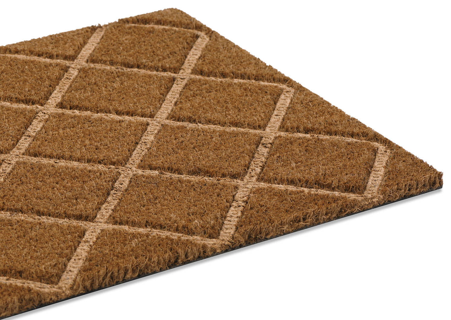 Paillasson Bordered Diamond naturel