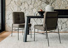 Kenzie Dining Chair -Amalie Café Noir