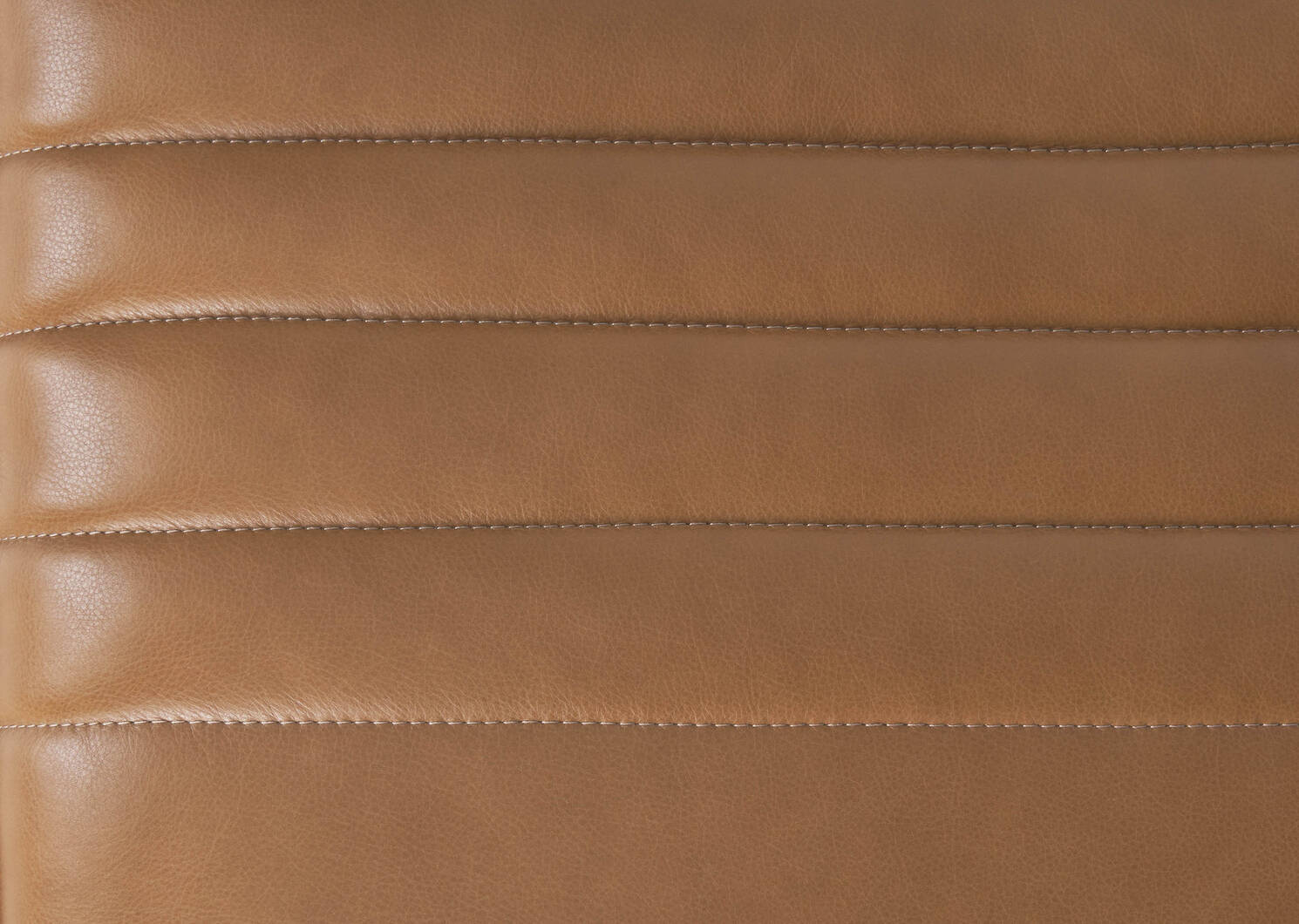 Skylar Leather Ottoman -Adler Tan