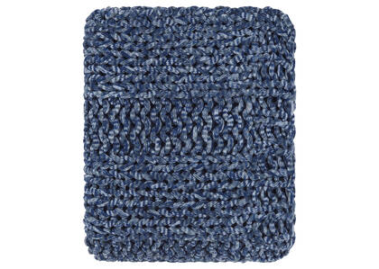 Keaton Chunky Throw Sea Blue/Navy