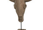 Sculpture de tête de taureau Etan