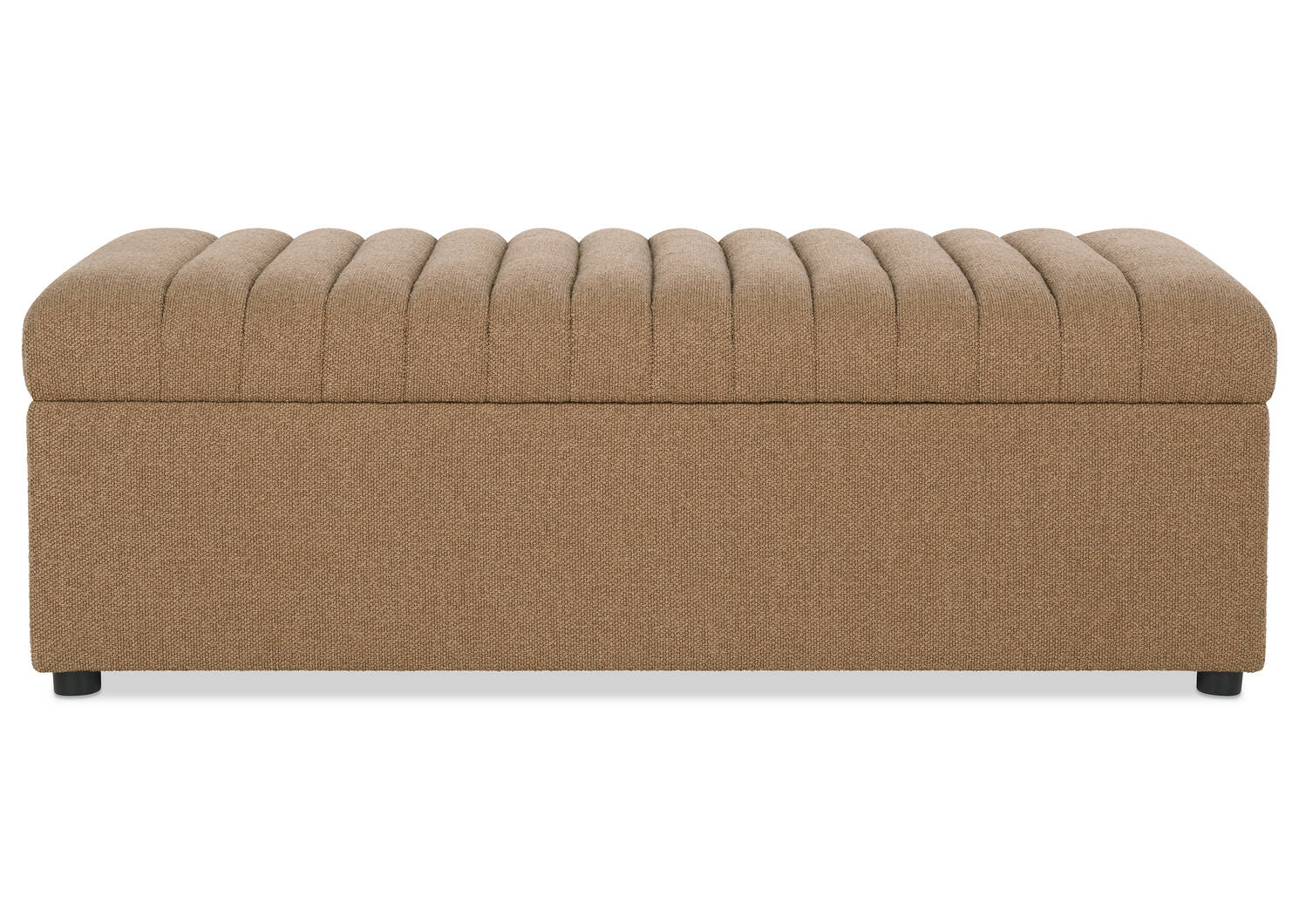 Lillian Storage Ottoman -Ruby Walnut