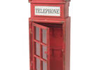 Boîte à clés cabine téléphonique rouge