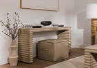 Table console/bureau Sintra -Haven blanc