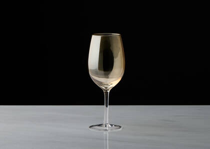 Amber Wine Glass