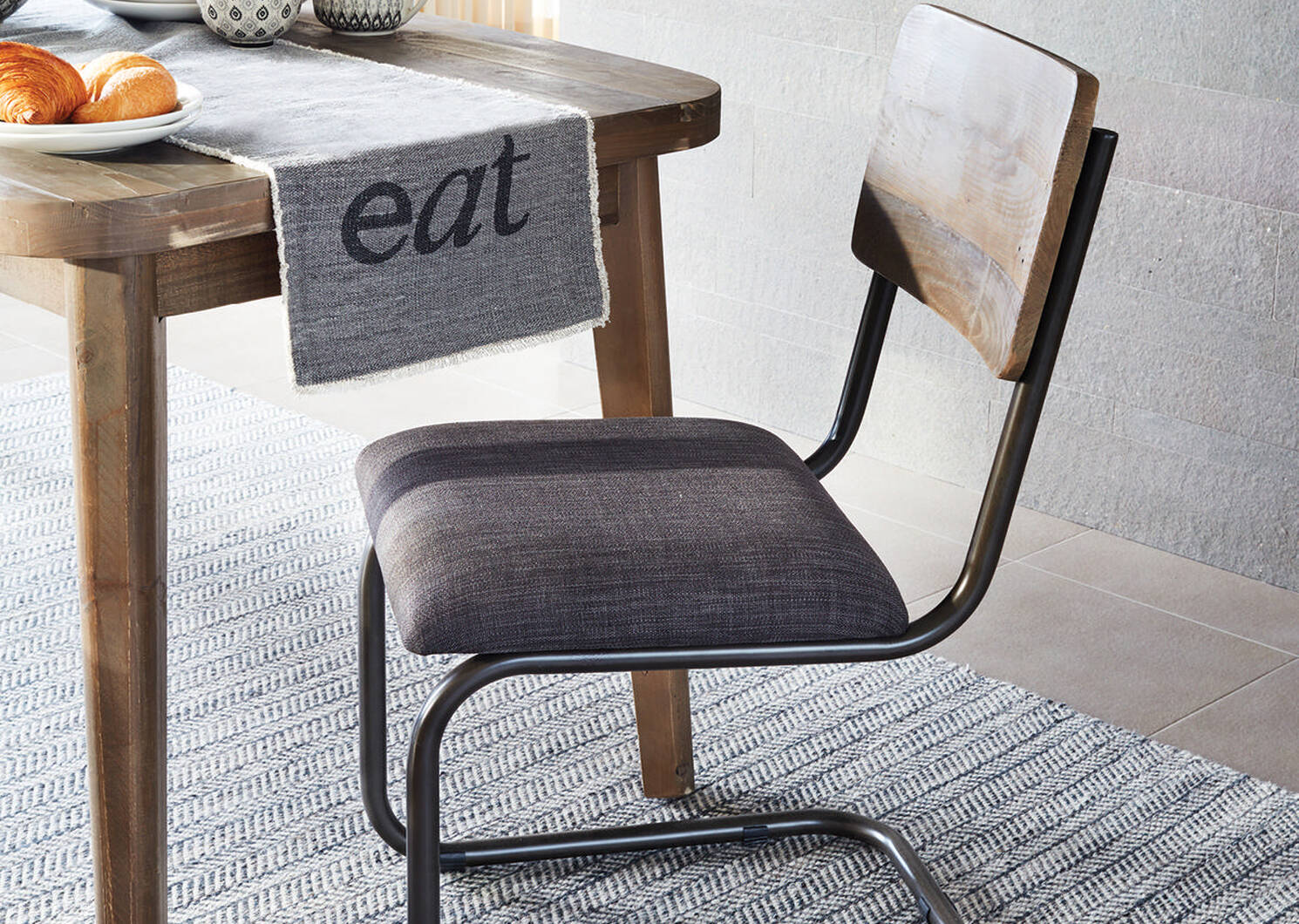 District Dining Chair -Harbour Grey