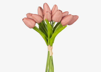 Bouquet de tulipes Berdine argile