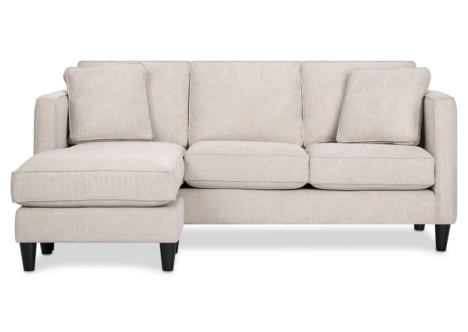 Lure Sofa Chaise -Aiden Platinum