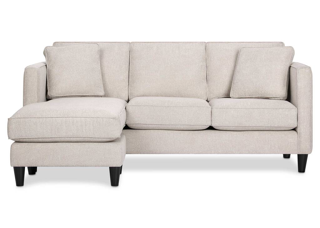 Lure Sofa Chaise -Aiden Platinum
