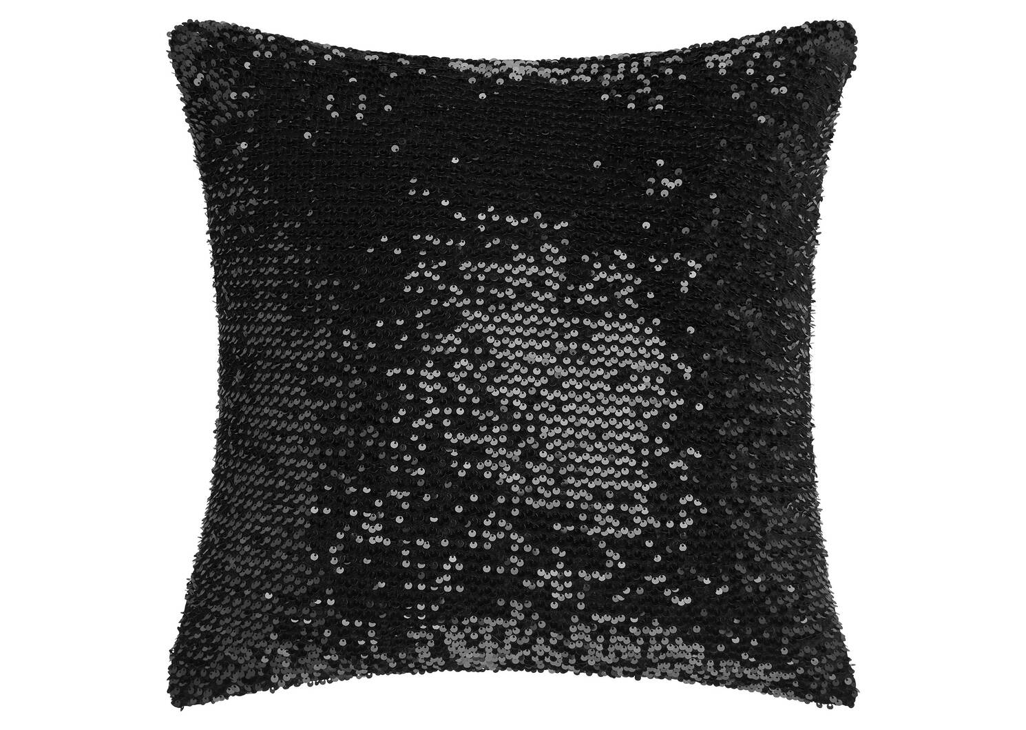 Coussin à sequins Solange 20x20 noir