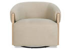 Fauteuil pivotant Alicent -Vaughn sable