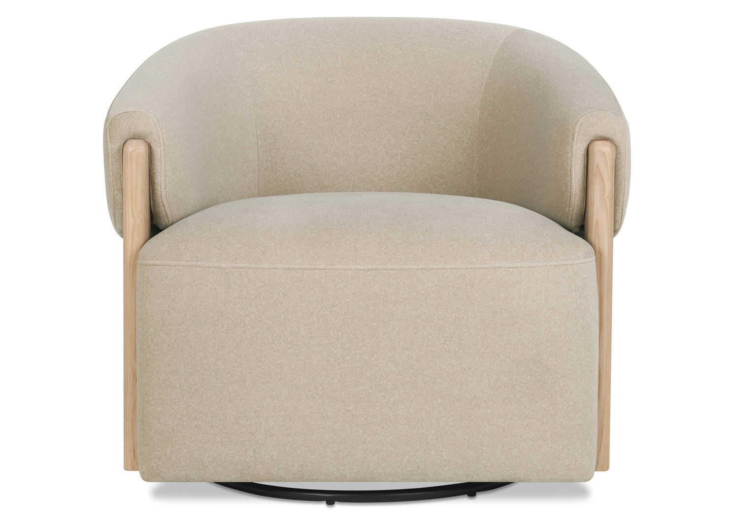 Fauteuil pivotant Alicent -Vaughn sable