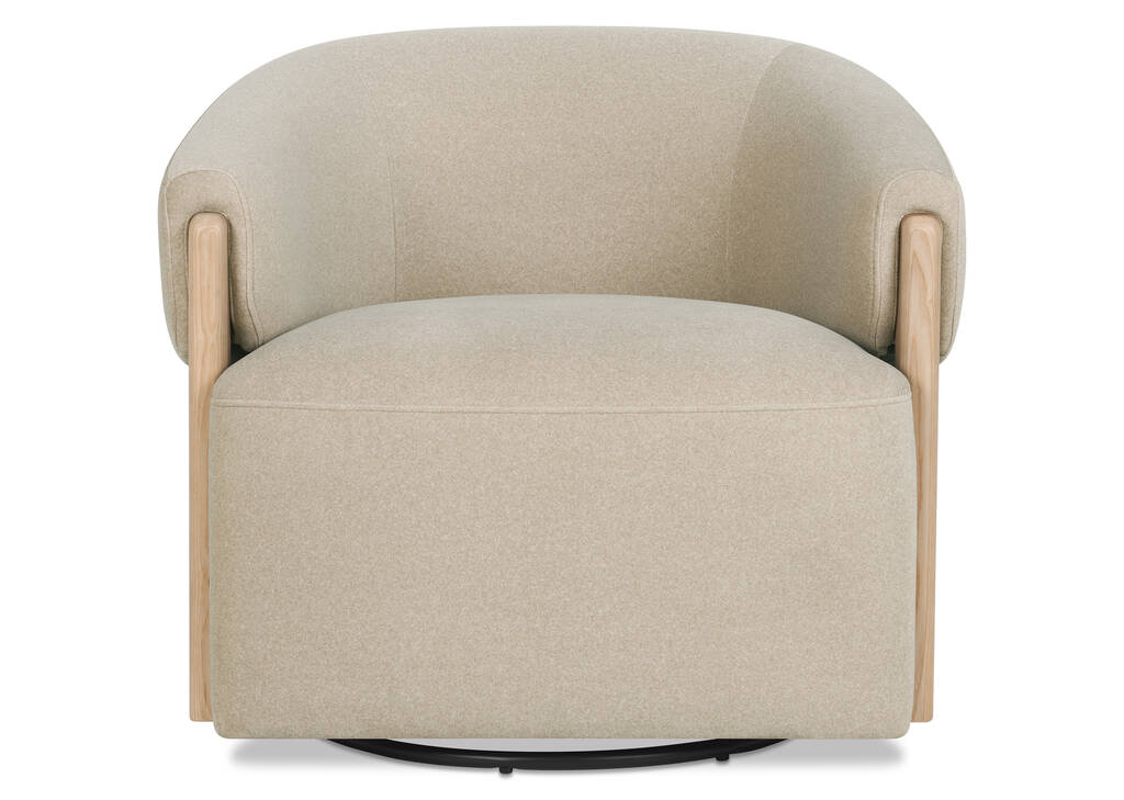 Fauteuil pivotant Alicent -Vaughn sable
