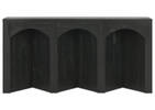 Table console Sorrento -Milo charbon