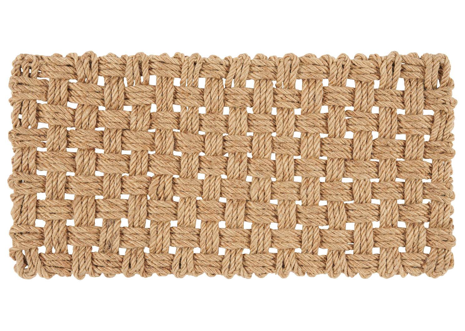 Basket Weave Doormat Natural