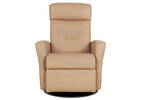 Drake Leather Recliner -Tre Blonde