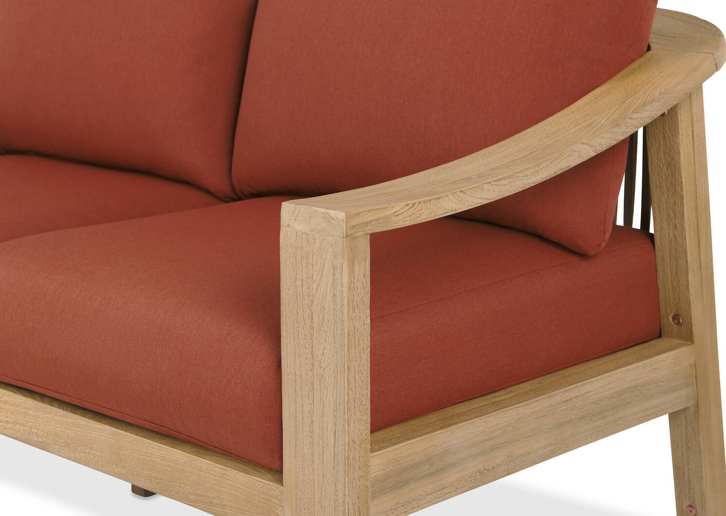 Tulum Outdoor Loveseat -Rust