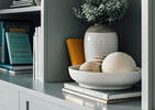 Bol décoratif Primrose blanc