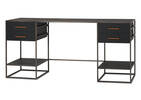DISCONTINUED Lenyx Desk -Ebony Oak