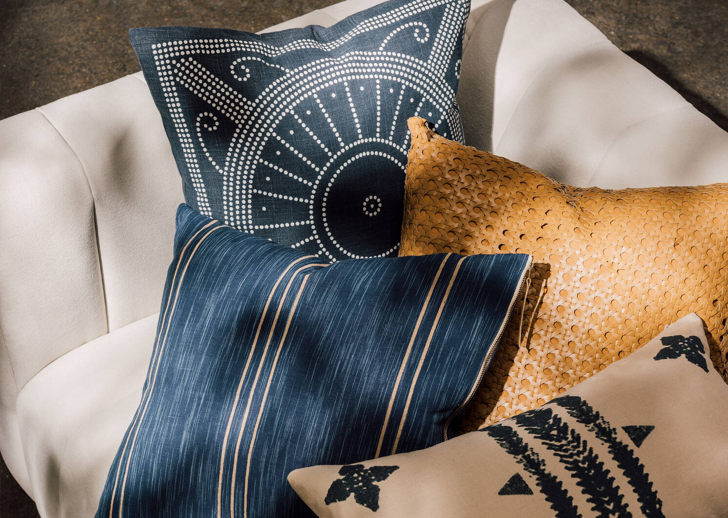 Tommy X UB Printed Pillow 12" x 22"