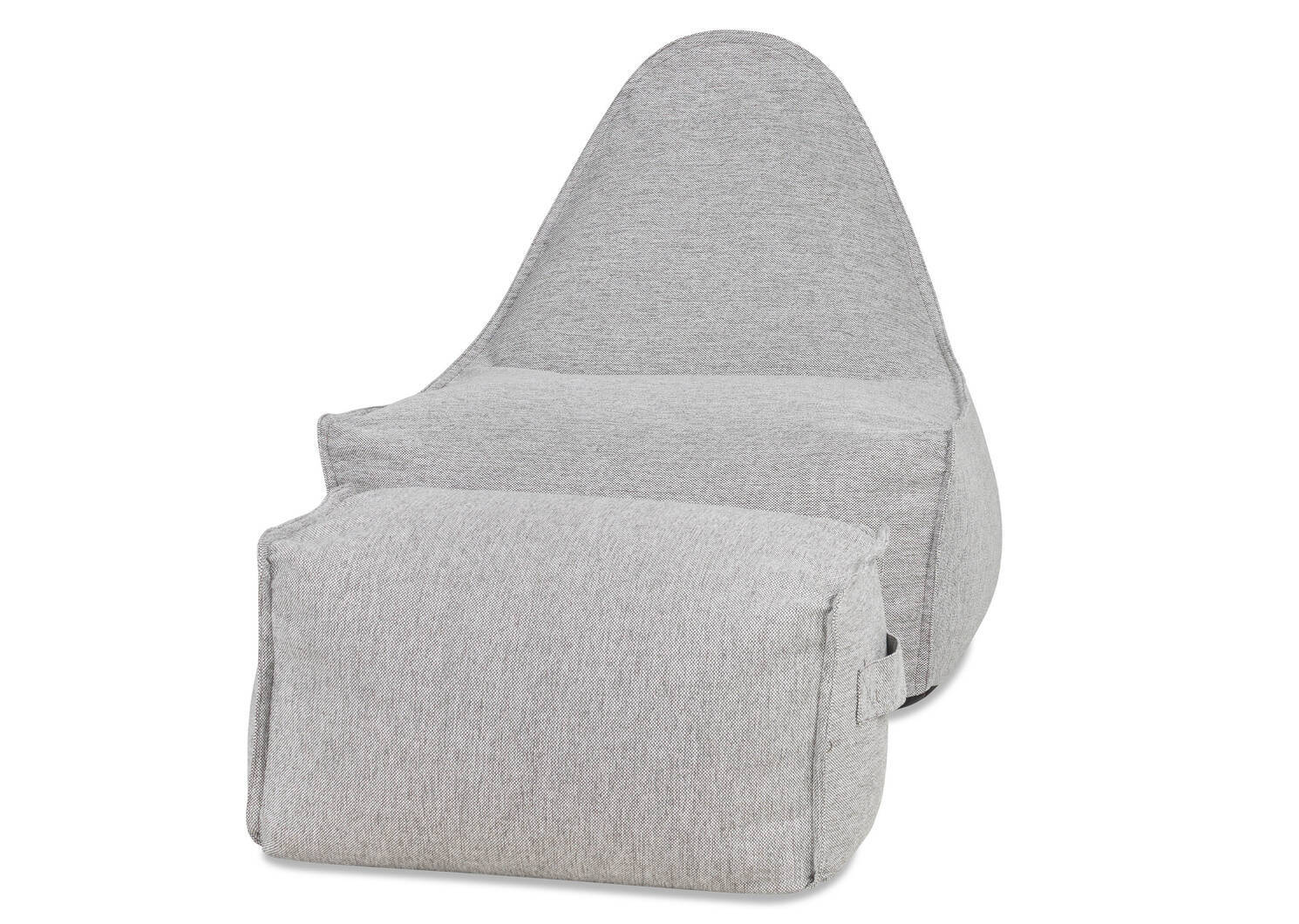 Cabana Chair w/ Ottoman -Kobe Grey