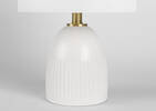 Petite lampe de table Chance blanche