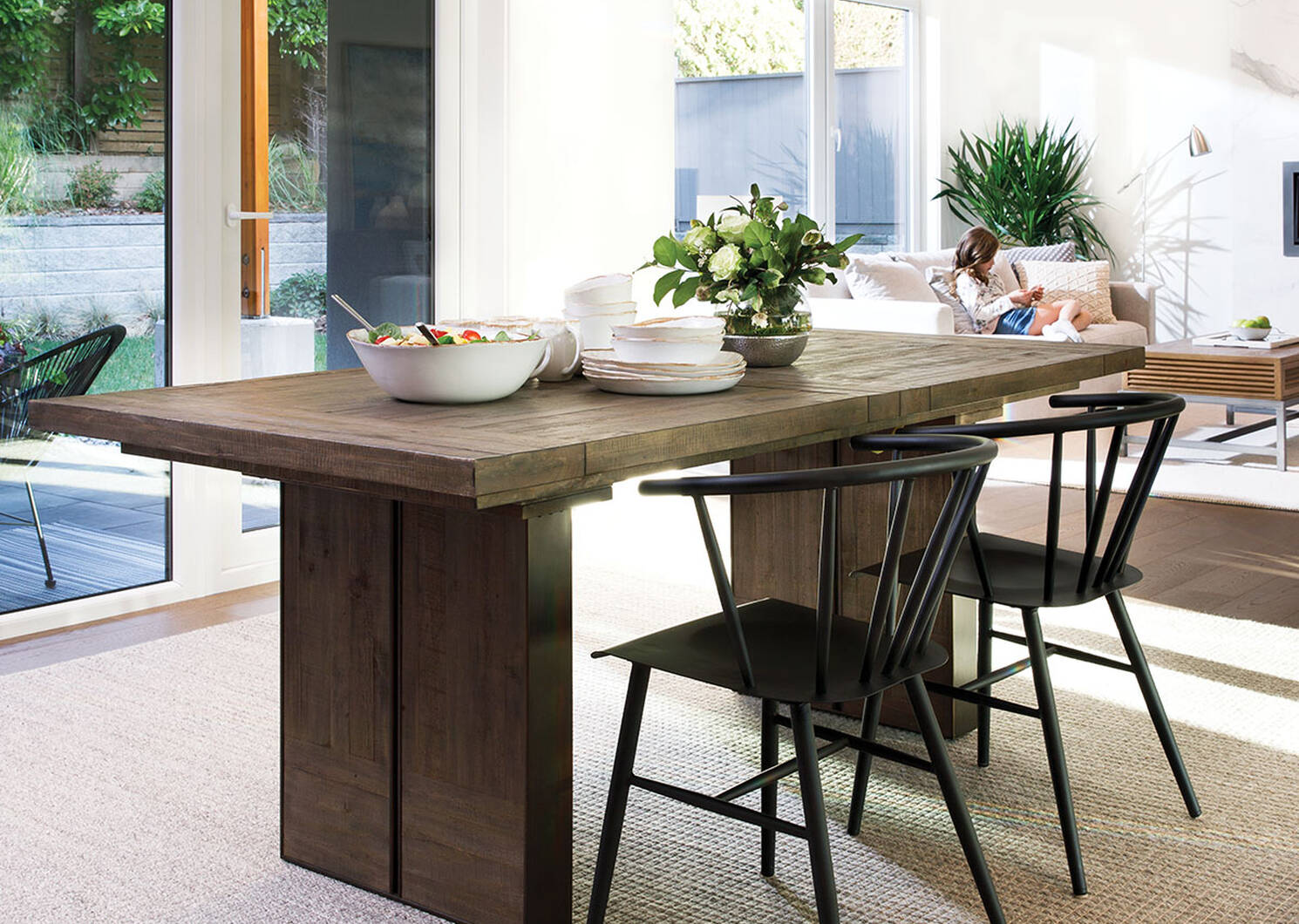 Mandalay Ext Dining Table -Dune Brown