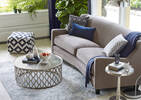 Ashbury Coffee Table -Raw Nickel