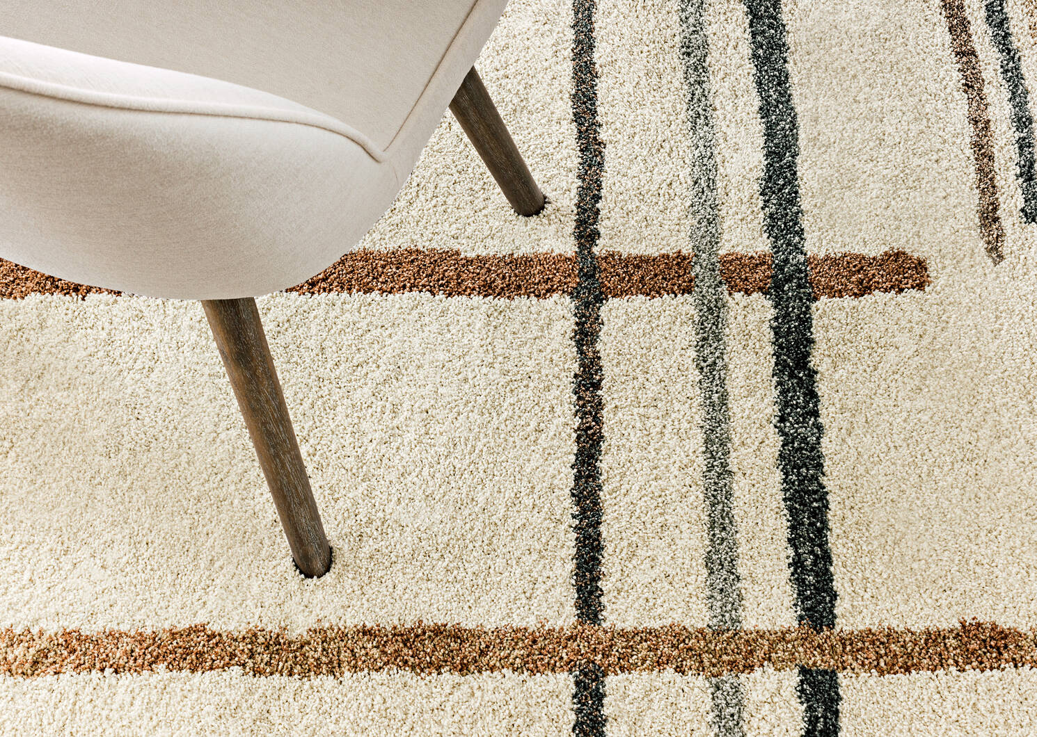Tapis Brunswick 94x133 ivoire/multi