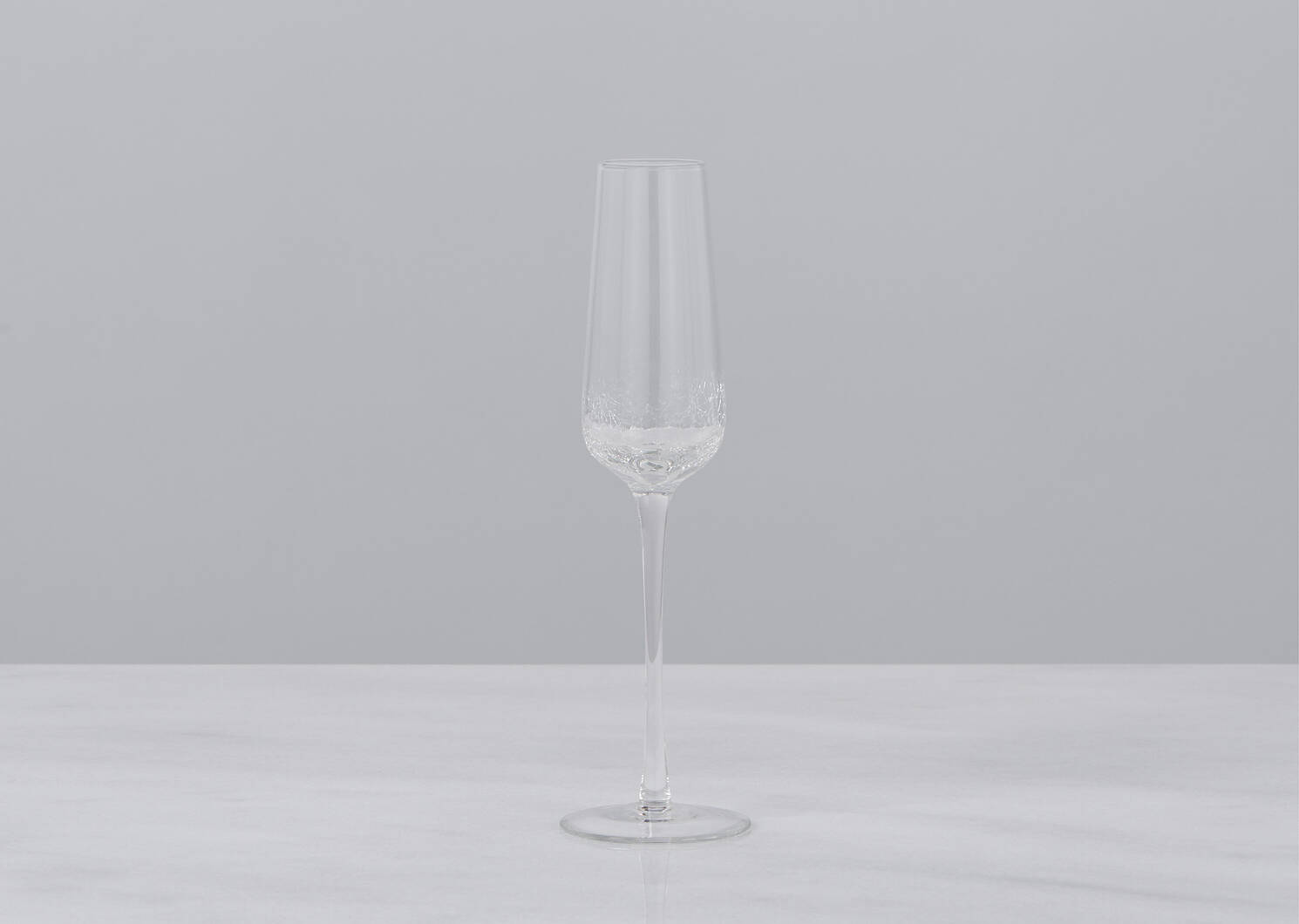 Flûte à champagne Vivant transparente