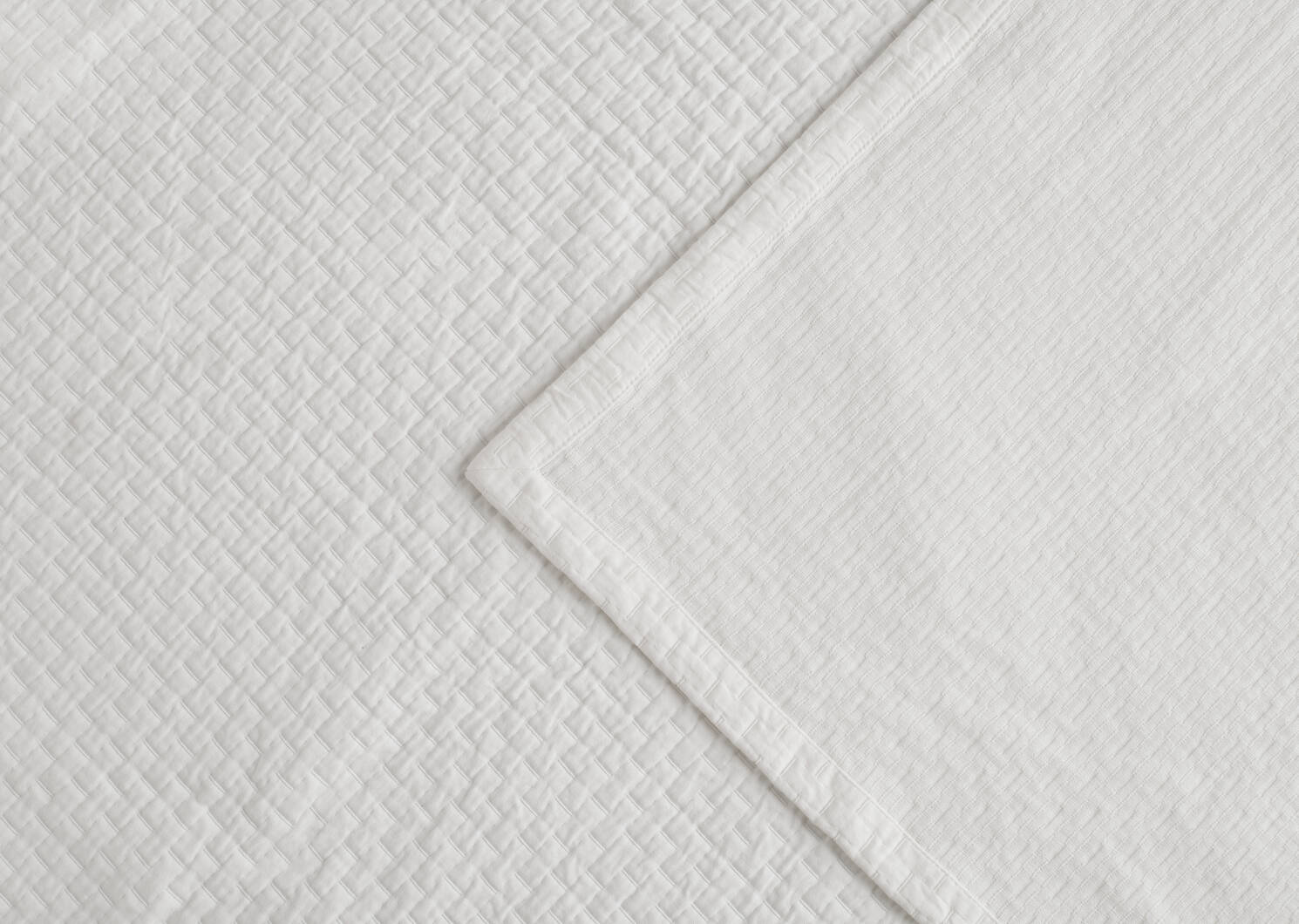 Couvre-lit Hawkins blanc