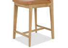 Ciera Leather Counter Stool -Olson Camel