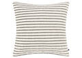 Coussin rayé boucle Cole 20x20 iv/noir