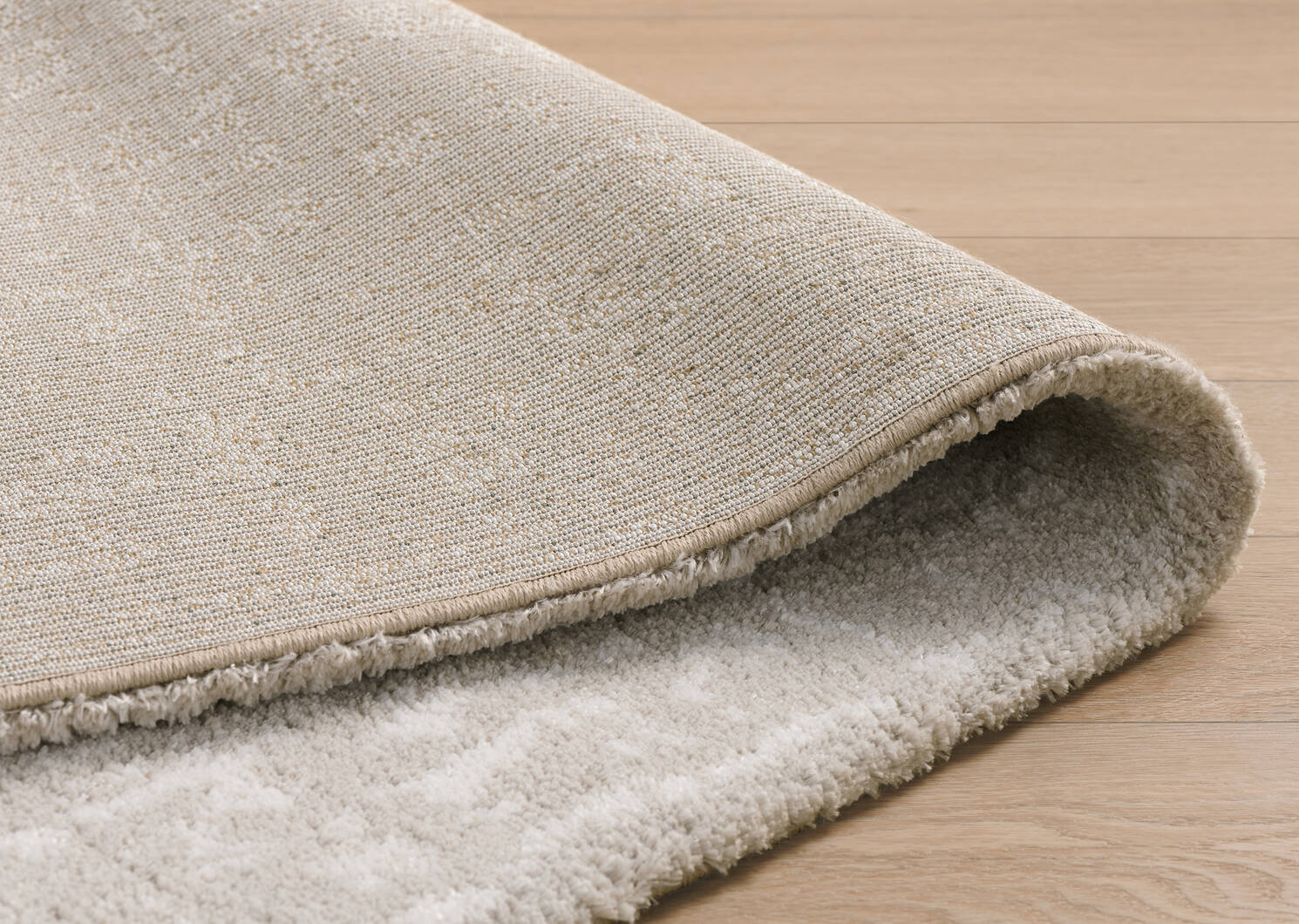 Gretel Rug 110x149 Taupe/Ivory