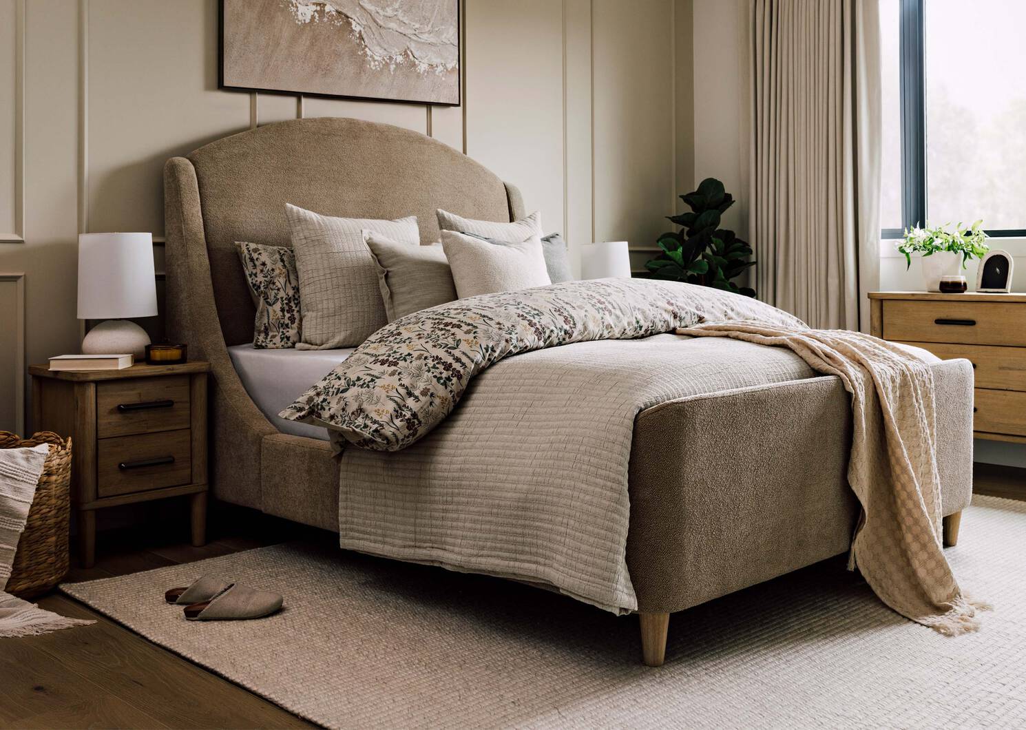 Meadows Floral Duvet Set Queen Multi