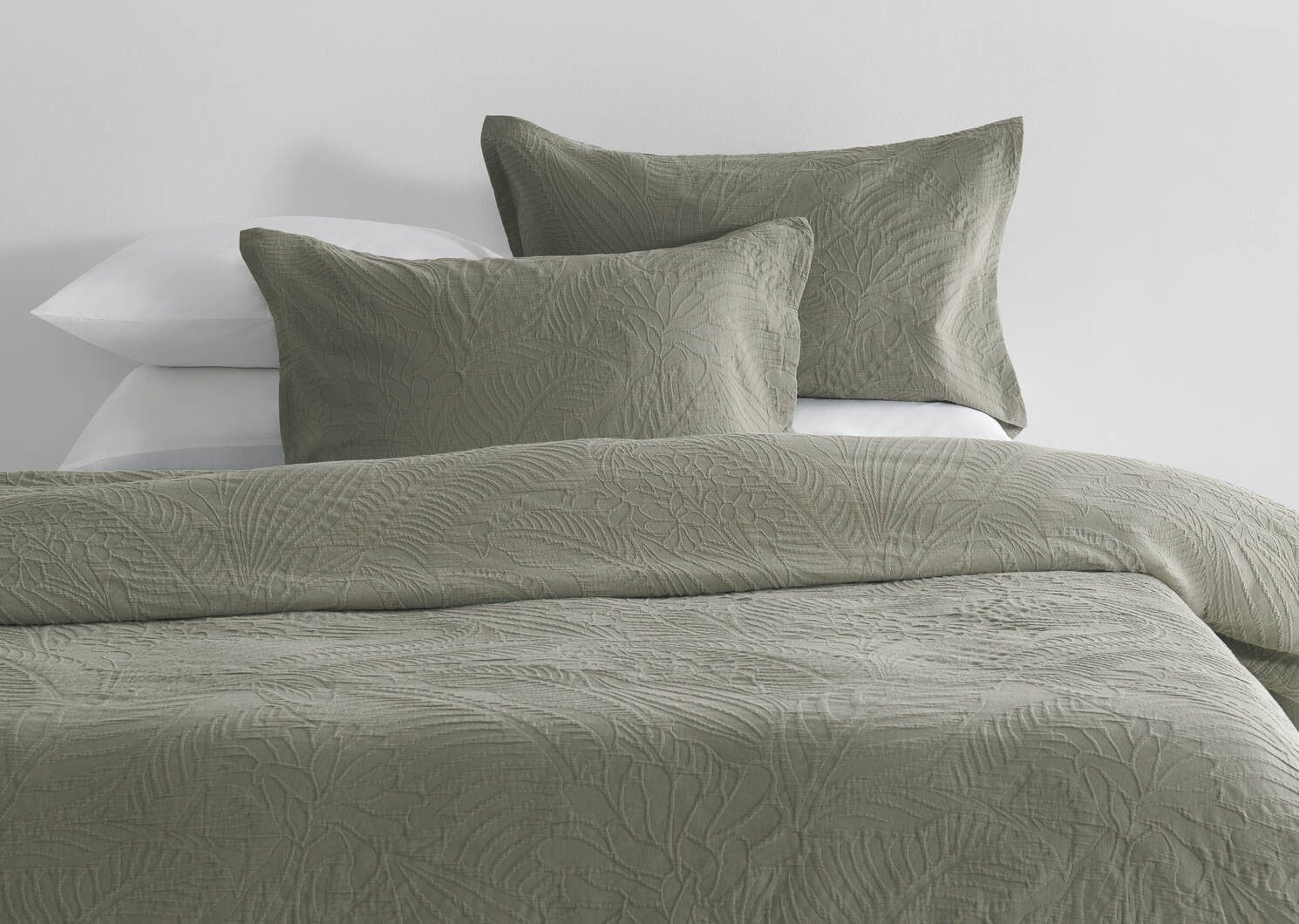 Naxos Cotton Duvet Set King Sage