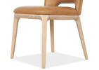 Chaise en cuir Welles -Olson chameau