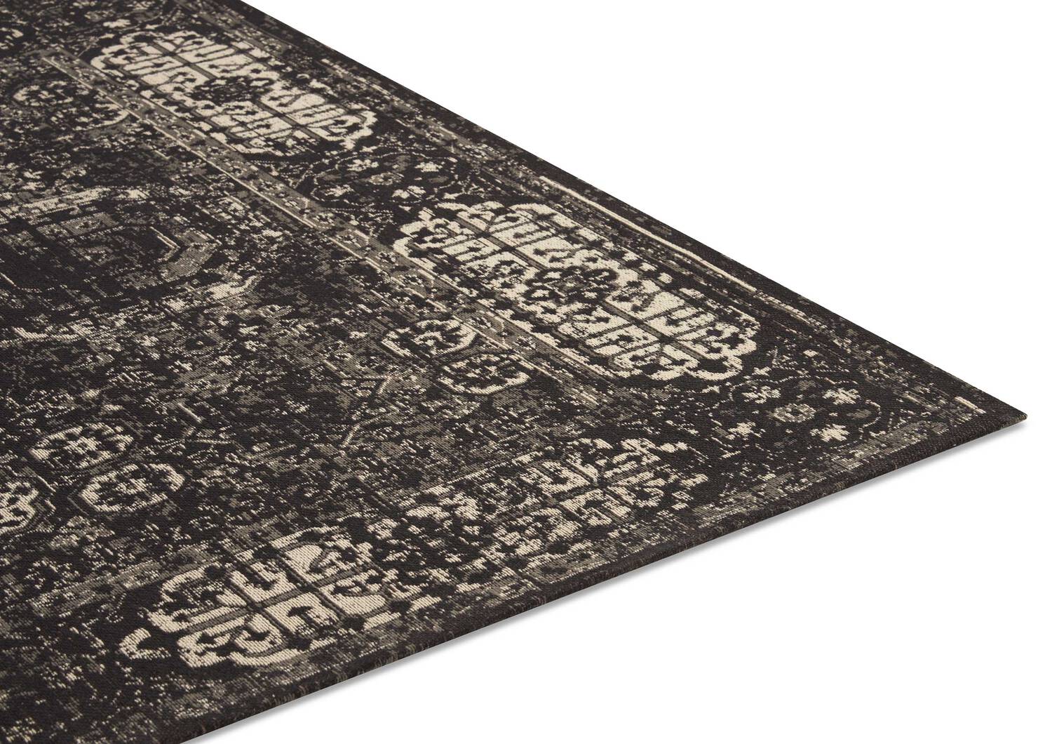 Tapis Azusa 96x120 noir/gris/sable