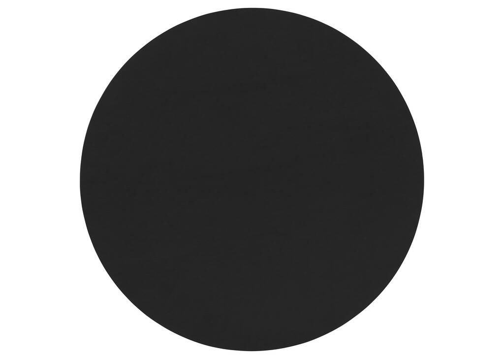 Tenly Round Placemat Black