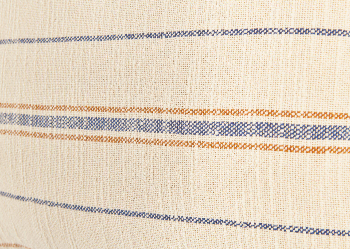 Coussin rayé Modesto 20x20 naturel/multi
