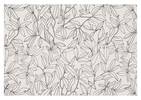Joplin Floral Placemat Oatmeal/Black