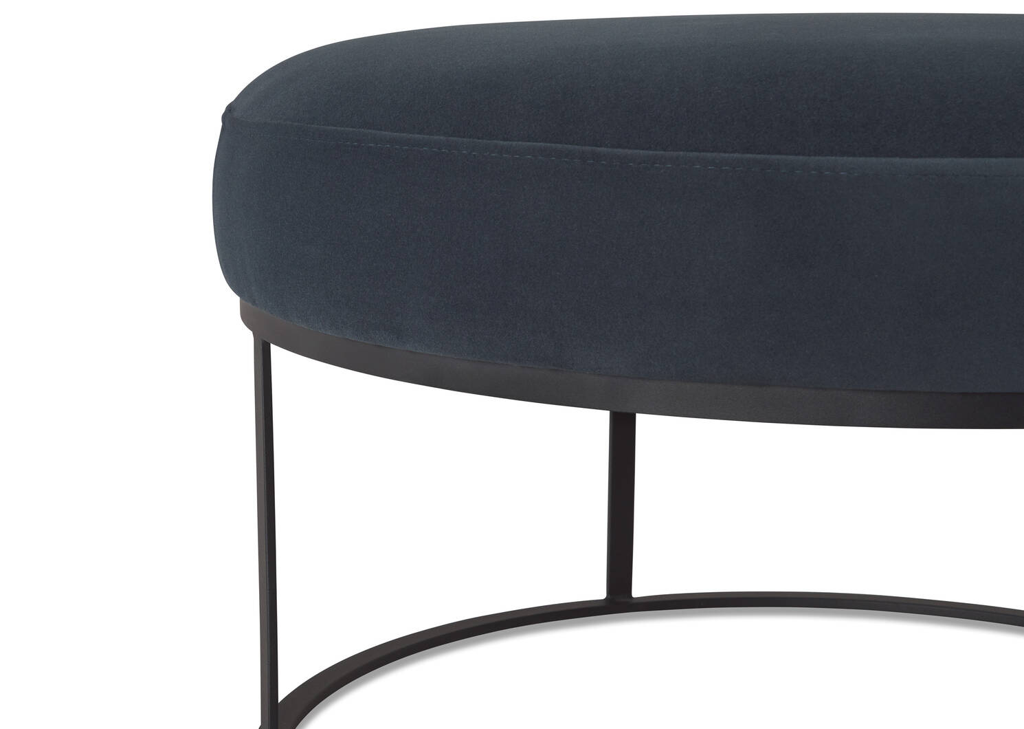 Tate Ottoman -Alexa Steel