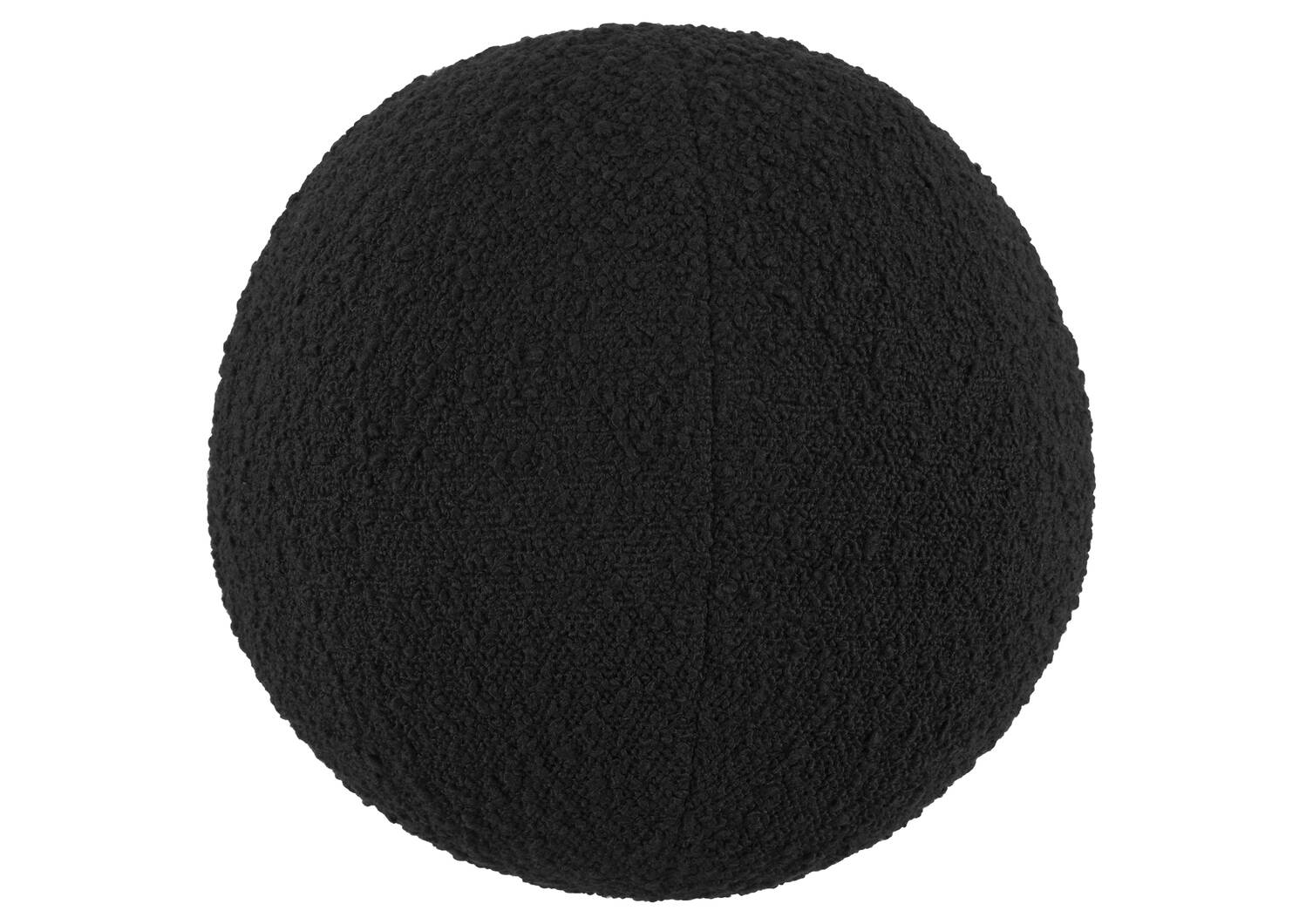 Harriet Boucle Round Pillow Black