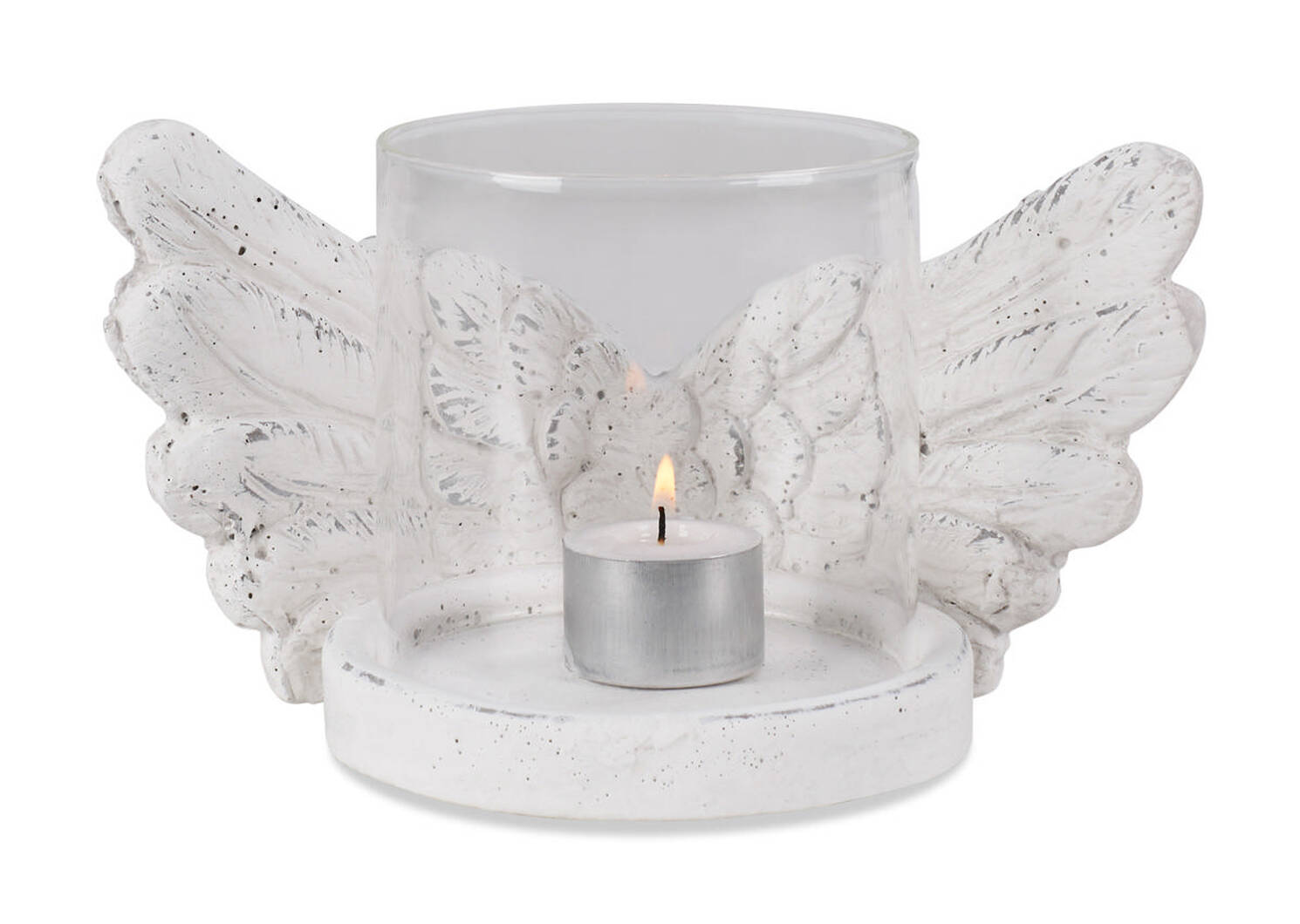 Gabrielle Candle Holder White