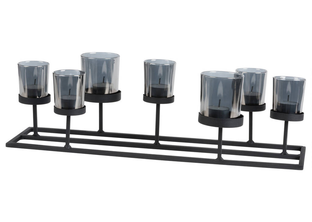 Cybill Tealight Candle Tray Silver